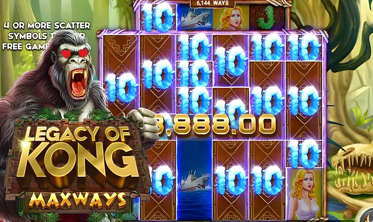 Khám Phá Legacy of Kong 1xBET: Trúng Jackpot Khổng Lồ Ngay Hôm Nay 2 Các Tính Năng Đặc Biệt Trong Legacy Of Kong